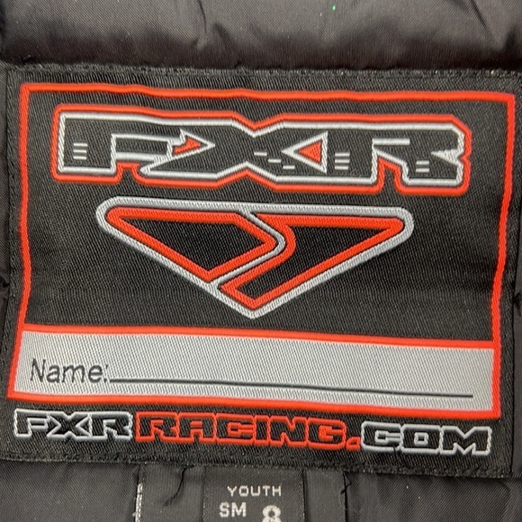 FXR Racing Cold  Cross Flotex Jacket Youth size 8 - Picture 5 of 11